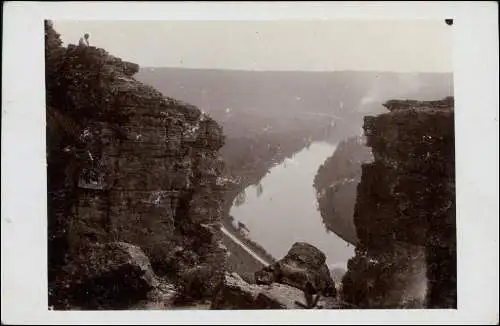 Fotokarte Besigheim Felsengärten 1920 Privatfoto