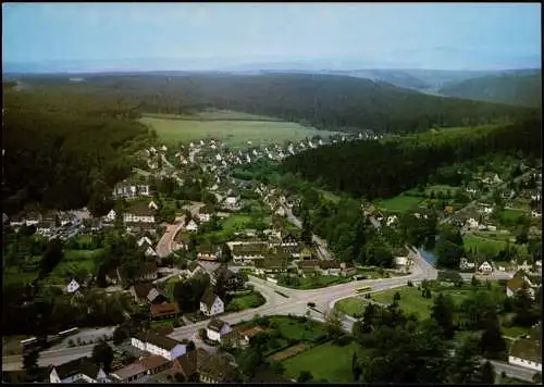 Ansichtskarte Neuhaus im Solling-Holzminden Luftbild 1981