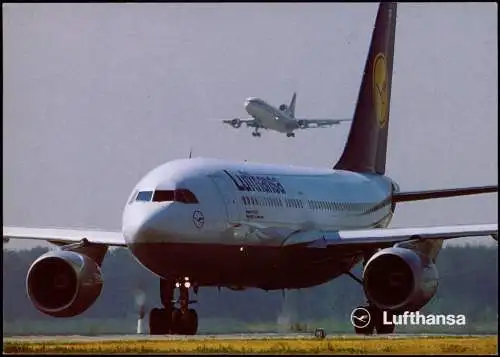 Ansichtskarte  Flugzeug Airplane Avion Lufthansa Airbus A310-200 1993