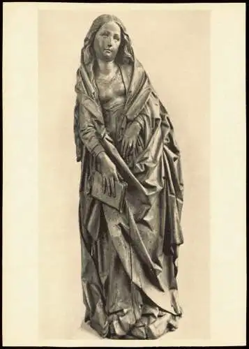 Ansichtskarte  Tilman Riemenschneider: Maria, Max-Baur-Bildkarte 1960