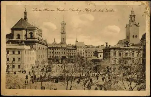 Lemberg Lwiw (Львів/Lwów) Heiliger Geist Platz/Plac sw. Ducha 1915