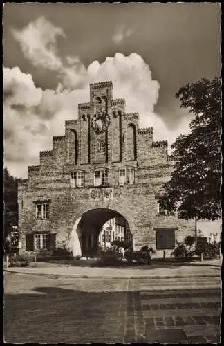 Ansichtskarte Flensburg Partie am Nordertor 1955