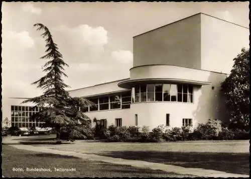 Ansichtskarte Bonn Bundeshaus Federal Parliament Parlement fédéral 1960