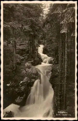 Ansichtskarte Muldenberg-Grünbach (Vogtland) Rissfälle 1935