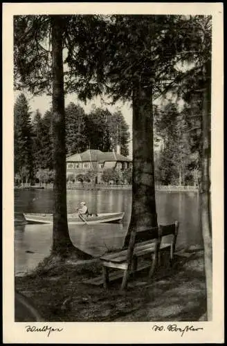 Ansichtskarte Lindenberg (Allgäu) Waldsee 1935