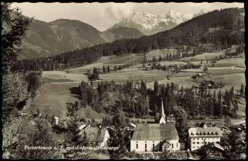 Ansichtskarte Fieberbrunn T. mit Loferer Steinberge 1969