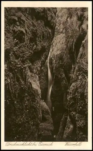 Ansichtskarte Eisenach Wasserfall Drachenschlucht bei Eisenach 1930