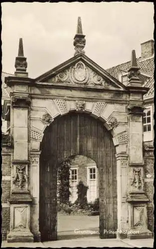 Postkaart Groningen Prinsenhofpoort 1964