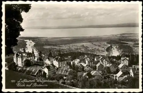 Ansichtskarte Walzenhausen Fotokunst Häuser am Hang - Bodensee 1958