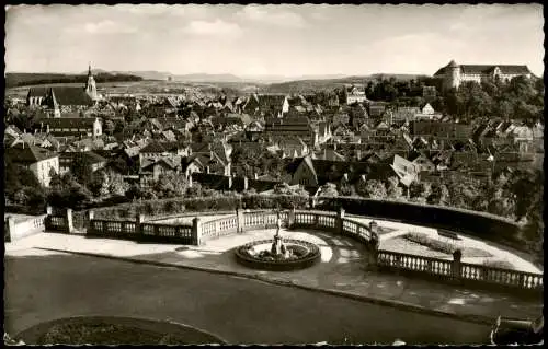 Ansichtskarte Tübingen Blick über die Stadt 1965