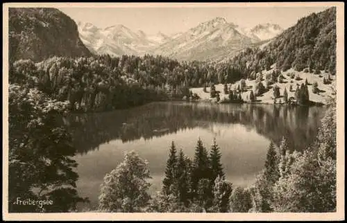 Ansichtskarte Obersdorf Freibergsee 1935