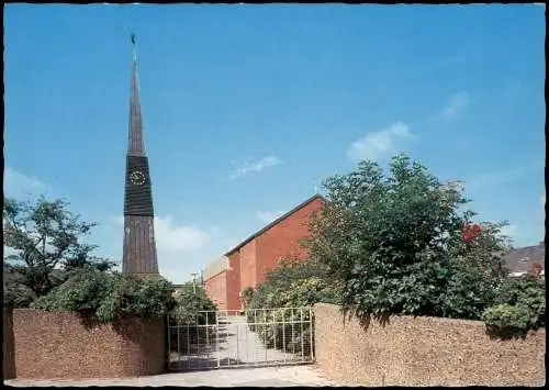 Ansichtskarte Helgoland (Insel) Insel-Kirche St. Nicolai 1988