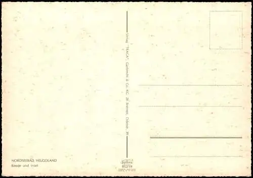 Helgoland (Insel) Luftbild Schiffe vor der Insel (Luftaufnahme) 1970