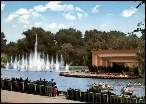 Ansichtskarte Dortmund Wasserorgel im Westfalenpark 1980