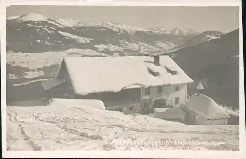 Unterber Wipptal ALPENGASTHOF NOCKHOP (1241 m) gegen das Wipptal 1938