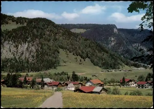 Kornau-Oberstdorf (Allgäu) Ortspanorama von Kornau Allgäu 1975