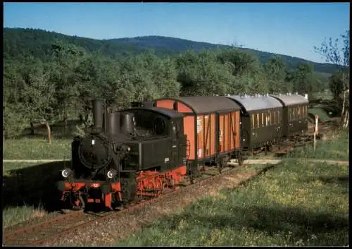 Dampflokomotive Dampf-Lokalbahnlokomotive  Rhön-Zügle bei Fladungen 2001