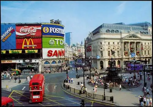 Postcard London Piccadilly Circus 1980