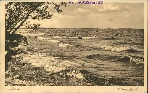 Ansichtskarte Graal-Müritz Stürmische See 1930