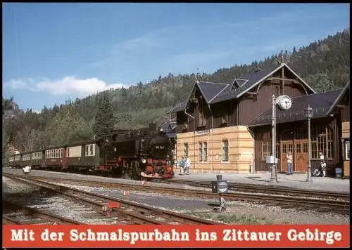 Dampflokomotive Historischer Bahnhof Kurort Oybin Eisenbahn (SOEG) 2001