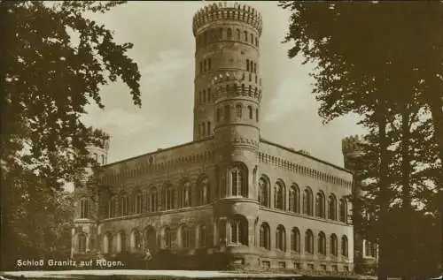 Ansichtskarte Binz (Rügen) Jagdschloss Granitz 1926