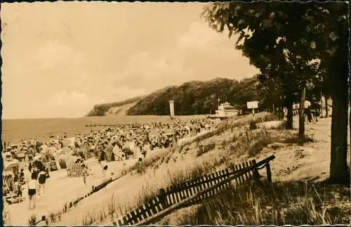 Ansichtskarte Göhren (Rügen) Blick zum Strand 1961