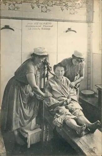 Aix-les-Bains Etablissement Thermal La Douche Massage - Frauen 1913