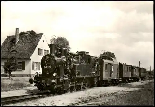 Sammelkarte  Dampflokomotive Privatbahn Lok Altmärkische Eisenbahn AG 1970