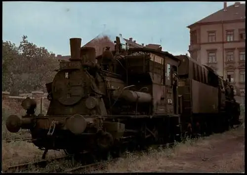 Dampflokomotive Lok Baureihe 98 (Hartmann/Chemnitz) Verkehrsmuseum Dresden 1970