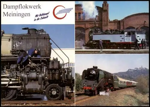Dampflokwerk Meiningen Dampflokomotiven (Mehrbildkarte Eisenbahn) 1990