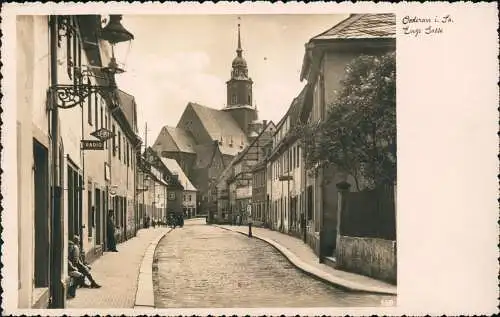 Ansichtskarte Oederan Enge Gasse - Fotokarte 1938