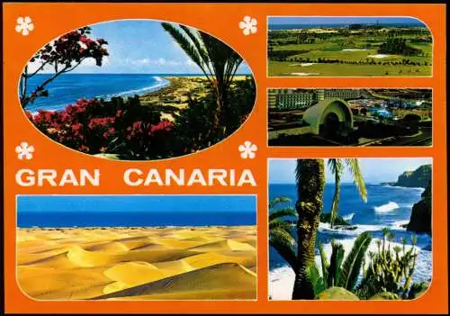 Gran Canaria Playa del Inglés GRAN CANARIA (Mehrbildkarte) 1975