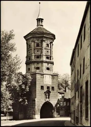 Ansichtskarte Augsburg Strassen Partie am Wertachbrückertor 1960