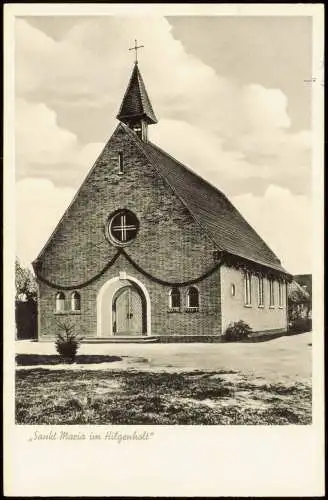 Bockhorn (Friesland) Sankt Maria im Hilgenholt Katholische Kirche 1961