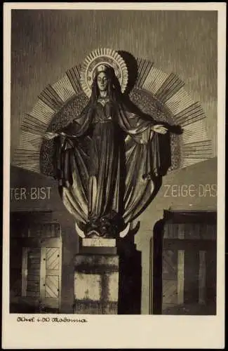 Ansichtskarte Werl (Westfalen) Kirche - Madonna 1953