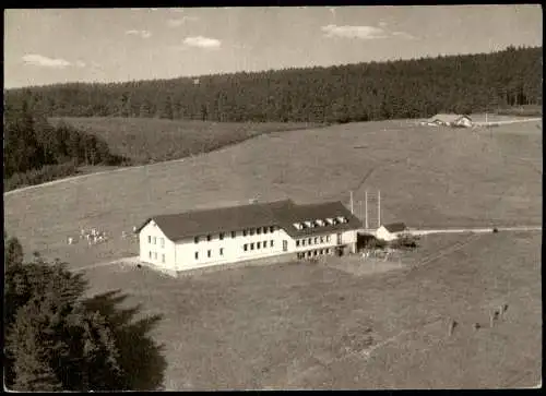 Schotten (Vogelsberg) Vogelsberg Jugendherberge Hoherodskopf  Luftaufnahme 1966