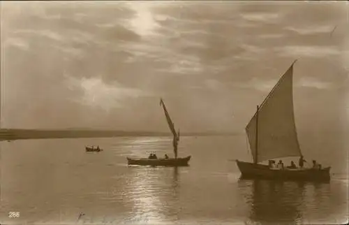 Ansichtskarte Ahlbeck (Usedom) Blick aufs Meer 1929