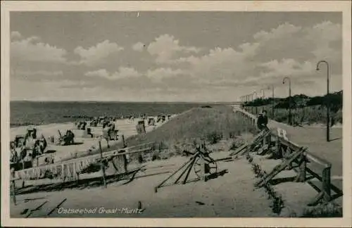 Ansichtskarte Graal-Müritz Strand 1956