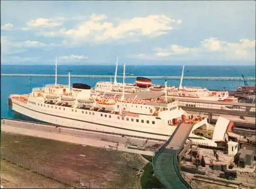 Puttgarden Fährbahnhof Puttgarden  Vogelfluglinie Deutschland-Dänemark 1965