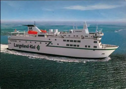 Fähre Fährschiff Ship Schiff MS "Langeland III" Linie Langeland-Kiel 1980
