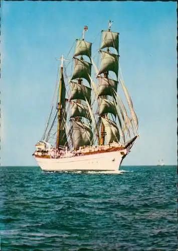 Segelschulschiff Gorch Fock Schiff Großsegler Ship Schiffsfoto 1967