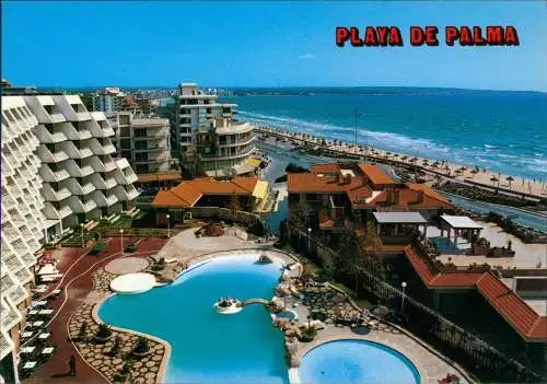 Postales Playa de Palma Panorama-Ansicht PLAYA DE PALMA MALLORCA 1980