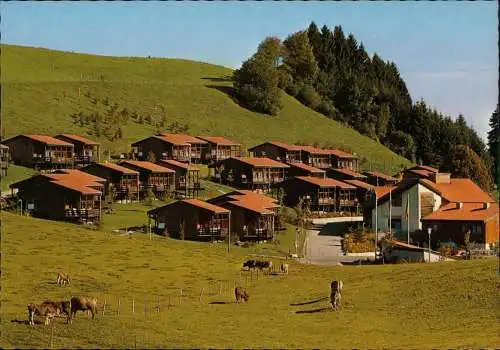 Scheidegg Feriendorf der Deutschen Bundespost Scheidegg im Allgäu 1975